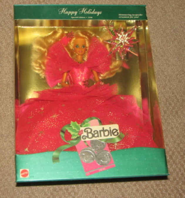 Barbie
                                                          Happy Holidays
                                                          1990 3
                                                          Christmas