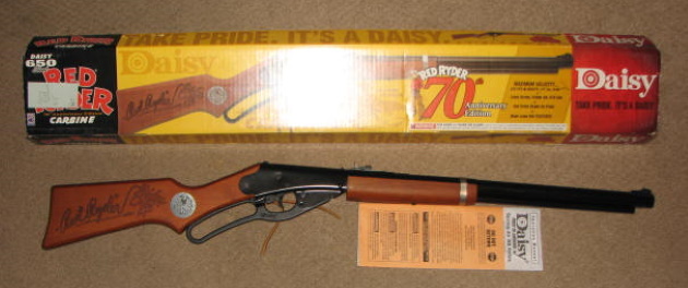 Daisy 70 anniv red ryder bb gun
for sale