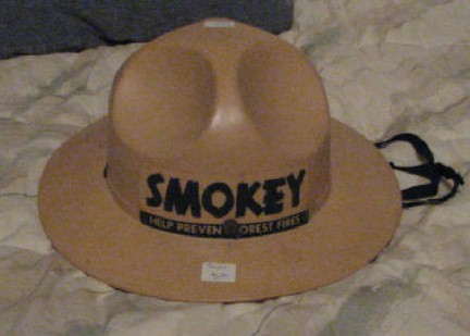 Vintage Tonka Smokey the bear hat
