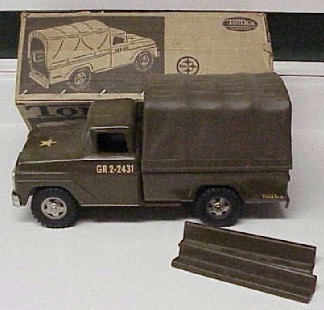 Tonka army pick-up as new in
        box. 1960's